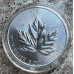 5oz SILVER 999.9 FINE - CANADA MAPLE - STAMPED & CERTIFIED