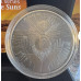 3oz SILVER 999.9 FINE - AZTEC FIVE SUNS - AGES OF MAN SERIES 2021 REPUBLIC OF PALAU 20 DOLLAR COIN - ULTRA HIGH RELIEF