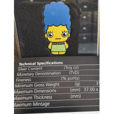 1oz SILVER 99.9 FINE - TUVALU MARGE SIMPSON 2025 LEGAL TENDER COIN