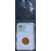 1902 ZAR LEGENDARY VELDPOND WITH SLASH MS63 *BRILLIANT UNC* - NGC GRADED SUPER HIGH GRADE