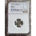 1950 UNION SA 3 PENCE - MS63 - NGC GRADED