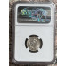 1950 UNION SA 6 PENCE - MS63 - NGC GRADED