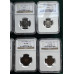 1946 UNION PROOF SET GRADED PF62 > PF65's + ORIGINL BOX FULL SET HIGH GRADE - NGC