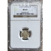 1936 UNION SA 3 PENCE - MS65 - NGC 2ND FINEST GRADE