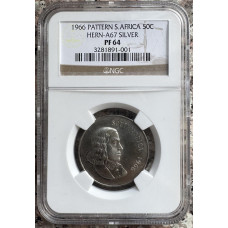 1966 SILVER 50 CENT COIN - ENGLISH PF64 NGC GRADE RARETY - ONLY FEW GRADED SILVER 