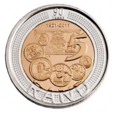 2011 SARB 90th Anniversary R5 coin - brand new - unc