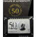 2017 Krugerrand silver bar set - 3oz FINE Silver bar with 2017 krugerrand silver -  50th ANNIVERSARY PROOF - as issued 