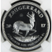 2017 Krugerrand 1oz FINE Silver 50TH ANNIVERSARY - PF69 UC- NGC