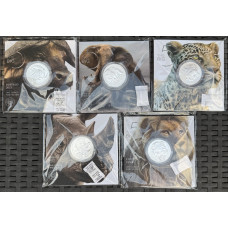 2022-2023 BIG 5 1oz FINE SILVER - BIG 5 SET 5x1oz SILVER SET