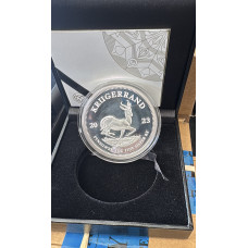 2023 KRUGERRAND PROOF 2oz SILVER 999.9 - AS ISSUED IN SAMINT BOX + CERTIFICATION