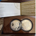 2023 BIG 5 - SERIES 2 - 1oz SILVER PROOF 2 x LEOPARD DOUBLE CAP - IN SAMINT BOX AS ISSUED & CERTIFIED