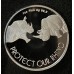 1oz SILVER ROUNDS -PROTECT OUR RHINO- PURE 999.9 SILVER