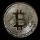 1oz SILVER ROUNDS -BITCOIN - GM - PURE 999.9 SILVER