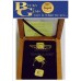 100 YEARS CENTENNARY SET - WOMANS BROACH SET 24 KARAT GOLD PLATED