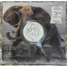 2024 BIG 5 SERIES 3 - ELEPHANT - IN SAMINT CARD AS ISSUED & CERTIFIED