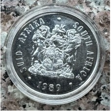 1989 SILVER RAND - SPRINGBOK - PROOF