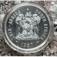 1987 SILVER RAND - SPRINGBOK - PROOF