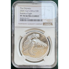 2025 SILVER R5 COIN - ODYSSEY OF THE SKY 1oz FINE SILVER PF70UC NGC GRADED FINEST KNOWN