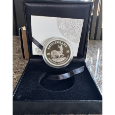 2025 KRUGERRAND 1oz SILVER PROOF - SAMINT AS ISSUED & CERTIFIED