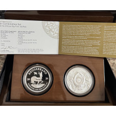 2026 PRIVY SERIES 3 SET - 1oz SILVER KRUGERRAND MINT MARK BUFFALO & 1oz BIG 5 BUFFALO - IN SAMINT BOX AS ISSUED