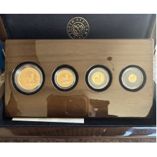 2026 KRUGERRAND 4 COIN SET - 1/4+1/10+1/20+1/50oz PROOF GOLD COINS - IN SAMINT BOX AS ISSUED