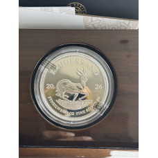 2026 KRUGERRAND 5oz SILVER PROOF - SAMINT AS ISSUED & CERTIFIED