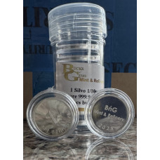 1/10oz SILVER 999.9 FINE - 1 SILVO 2026 - BULK TUBE OF 10 - A CERTIFICATE INCLUDED