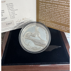 2026 HIGH RELIEF CHEETAH PROOF 2oz FINE SILVER R10 COIN - SAMINT ISSUED