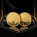 1gr 24KT GOLD BITCOIN - 999.9 FINE GOLD BnG Mint & Refinery - certified 