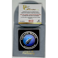 1oz SILVER 999.9 FINE - 2024 AQUATIC SERIES OF SOUTH AFRICA "BOTTLENOSE DOLPHIN"- CERTIFIED & MINT BAG