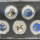 2024 AQUATIC SERIES OF SA 1oz SILVER 999.9 FINE BIG 5 MARINE SET OF 5 GWS COLORIZED - SRW-AP-CFS & BD - CERTIFIED & MINT BAG