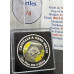 1oz PURE 999.9 SILVER CRYSTALS & GEMS COLORIZED SERIES IN DOME "SWAROVSKI TURTLE" CERTIFIED & BOXED