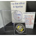 1oz PURE 999.9 SILVER CRYSTALS & GEMS COLORIZED SERIES IN DOME "SWAROVSKI TURTLE" CERTIFIED & BOXED