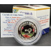 1oz PURE 999.9 SILVER CRYSTALS & GEMS COLORIZED SERIES IN DOME "SWAROVSKI SWIMMING DUCK" CERTIFIED & BOXED