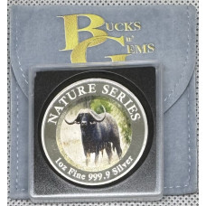 1oz SILVER 999.9 FINE - 2024 NATURE SERIES "BUFFALO "- CERTIFIED & MINT BAG