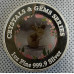 1oz PURE 999.9 SILVER CRYSTALS & GEMS COLORIZED SERIES IN DOME "SWAROVSKI MINI MO COW" CERTIFIED & BOXED PLATINUM (RARE)