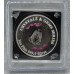 1oz PURE 999.9 SILVER CRYSTALS & GEMS COLORIZED SERIES IN DOME "SWAROVSKI FROG" CERTIFIED & BOXED