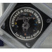 1oz PURE 999.9 SILVER CRYSTALS & GEMS COLORIZED SERIES IN DOME "SWAROVSKI BEAR " CERTIFIED & BOXED