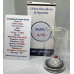 1/10oz PURE 999.9 SILVER CRYSTALS & GEMS COLORIZED SERIES IN DOME "SWAROVSKI DAISY FLOWER" CERTIFIED & BOXED