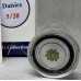 1/10oz PURE 999.9 SILVER CRYSTALS & GEMS COLORIZED SERIES IN DOME "SWAROVSKI DAISY FLOWER" CERTIFIED & BOXED
