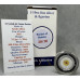 1/10oz PURE 999.9 SILVER CRYSTALS & GEMS COLORIZED SERIES IN DOME "SWAROVSKI POCKET OF DAISIES" CERTIFIED & BOXED