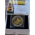 1oz SILVER 999.9 "SCENTED" NATURE SERIES COLORISED & SCENTED "SUNFLOWER "  BnG MINT