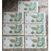 R10 NOTES IN SEQUENCE FROM BUNDLE OF 100 - PERFECT UNCIRCULATED -T MBOWENI "CS" 2ND ISSUE