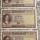 R1 NOTES IN SEQUENCE - UNCIRCULATED AS ISSUED - MH DE KOCK - 4TH & ONLY ISSUE