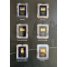 1/100oz $5 GOLD 999.9 BARS - WONDERS OF THE WORLD - 11 IN SET = 3.4221gr FINE GOLD