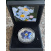 2oz SILVER 999.9 FINE - FORGET ME NOT FLOWER 10 DOLLARS PROOF COIN - REPUBLIC OF PALAU - HIGH RELIEF