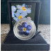 2oz SILVER 999.9 FINE - FORGET ME NOT FLOWER 10 DOLLARS PROOF COIN - REPUBLIC OF PALAU - HIGH RELIEF