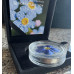 2oz SILVER 999.9 FINE - FORGET ME NOT FLOWER 10 DOLLARS PROOF COIN - REPUBLIC OF PALAU - HIGH RELIEF