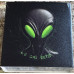 2oz SILVER 999.9 FINE - THE ALIEN (WE ARE HERE) 2000 FRANCS CFA (GLOW IN DARK) COIN - HIGH RELIEF