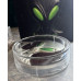 2oz SILVER 999.9 FINE - THE ALIEN (WE ARE HERE) 2000 FRANCS CFA (GLOW IN DARK) COIN - HIGH RELIEF